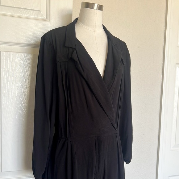 REISS Selena Utility Black Jumpsuit - Picture 6 of 15